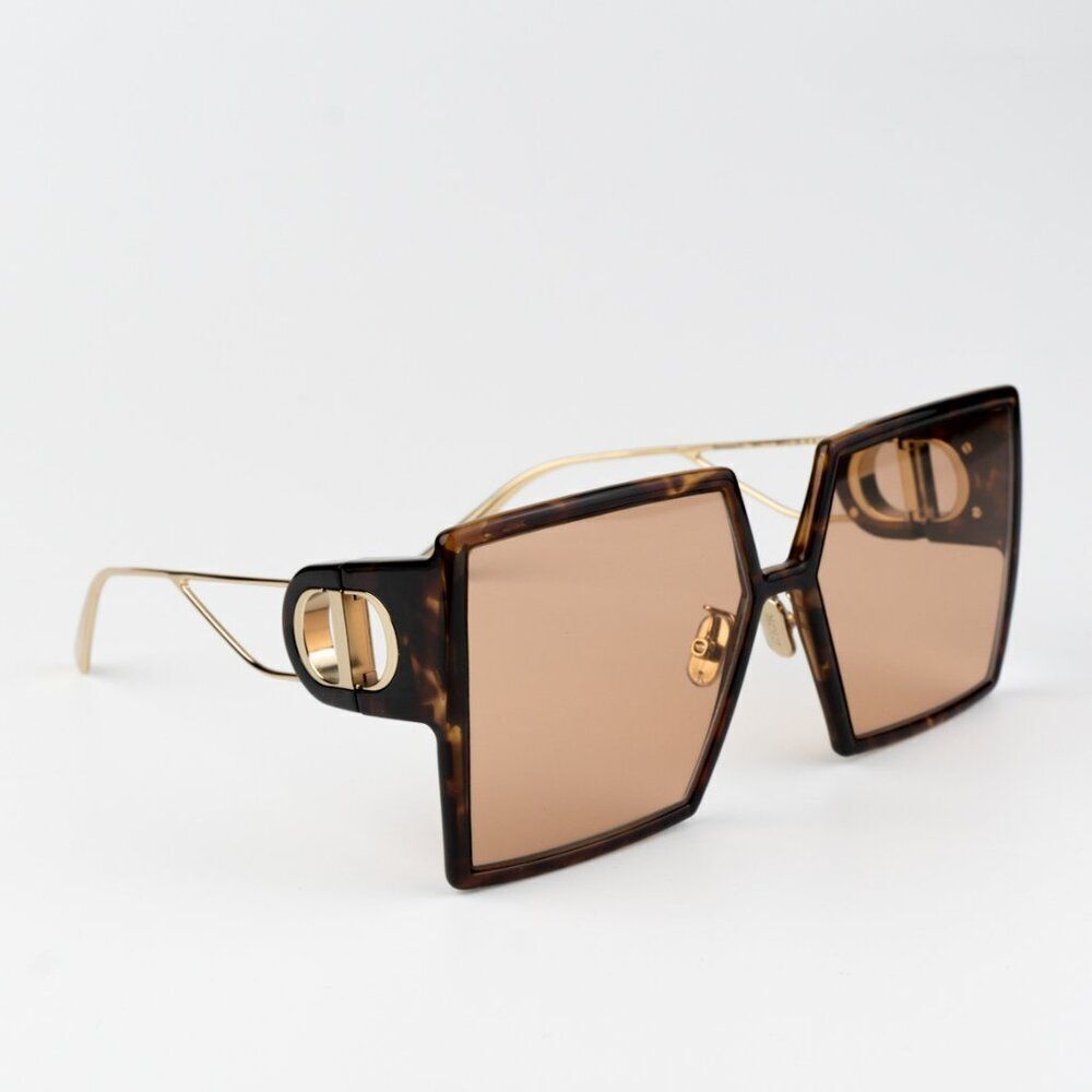 NEW Dior 30MONTAIGNE SU CD40030U 53Y 26L0 Blonde Havana Brown Women Sunglasses - Picture 6 of 11